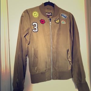 Olive Green Bomber Jacket